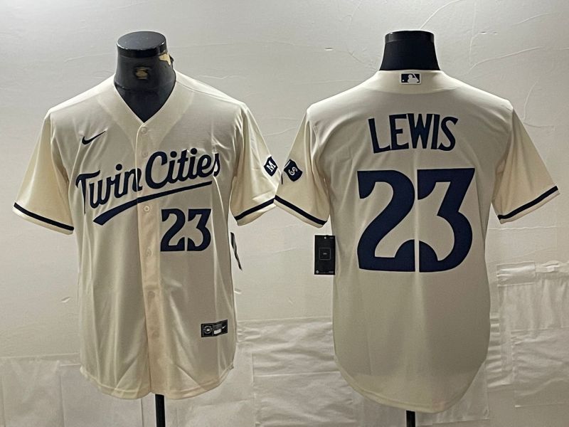 Men Minnesota Twins 23 Lewis Cream 2024 Nike Game MLB Jersey style 1